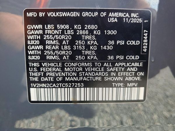 2026 VOLKSWAGEN ATLAS 4Motion SE