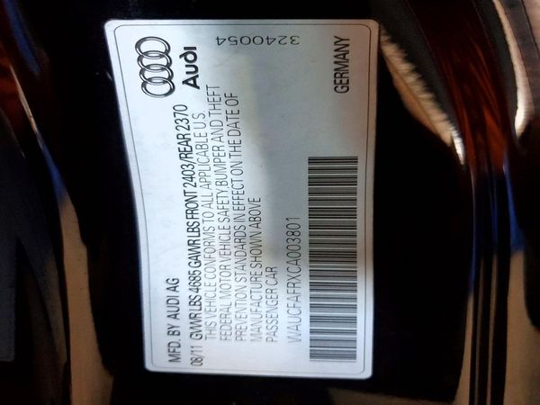 2012 AUDI A5 quattro Premium
