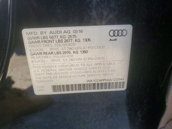 2016 AUDI SQ5 quattro Premium Plus