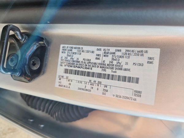 2019 FORD F150