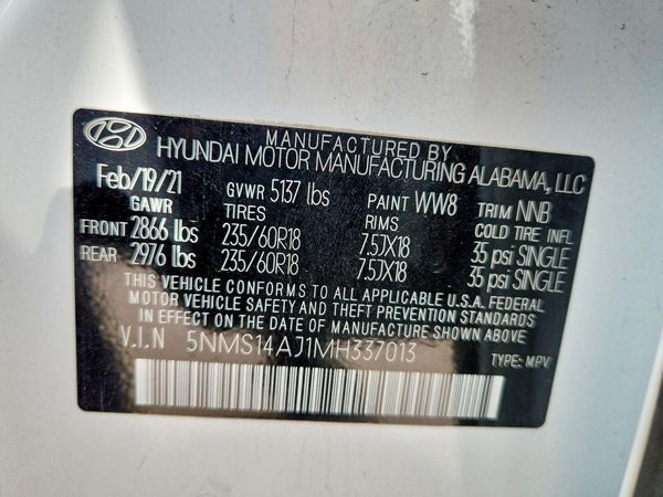 2021 HYUNDAI SANTA FE