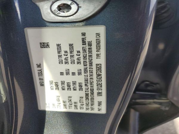 2022 TESLA MODEL 3 — VINS