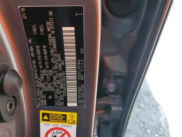 2018 TOYOTA HIGHLANDER