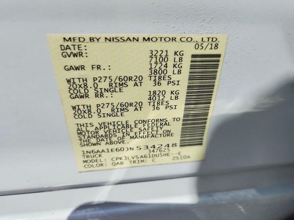 2018 NISSAN TITAN