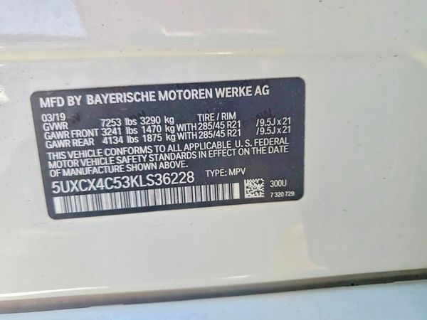 2019 BMW X7 XDRIVE5 xDrive50i