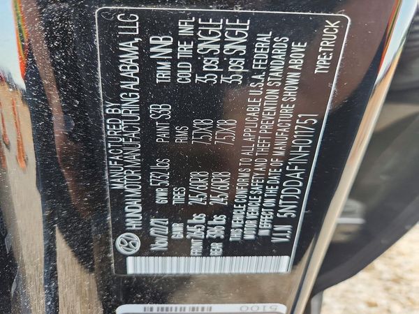2022 HYUNDAI SANTA CRUZ