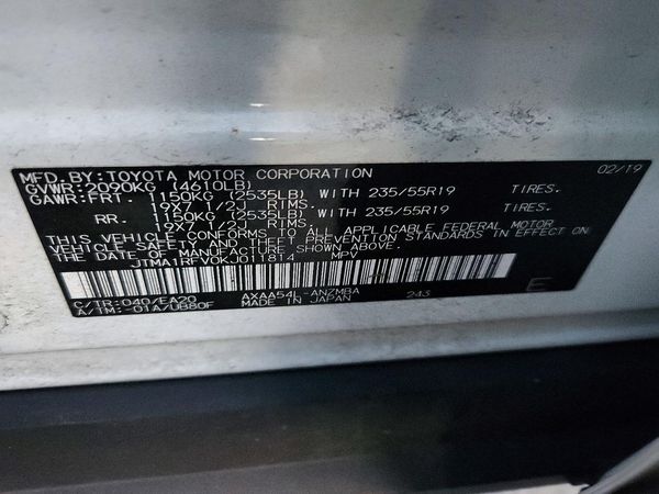 2019 TOYOTA RAV4 XLE Premium
