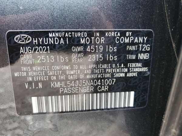 2022 HYUNDAI SONATA Limited