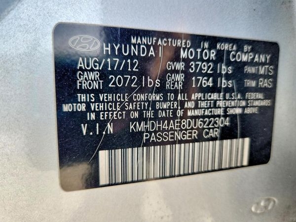 2013 HYUNDAI ELANTRA