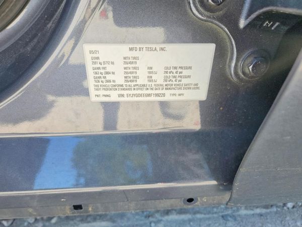 2021 TESLA MODEL Y