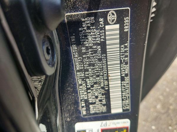 2013 TOYOTA CAMRY
