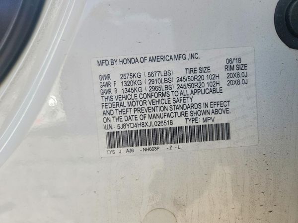 2018 ACURA MDX SH-AWD (Advance)
