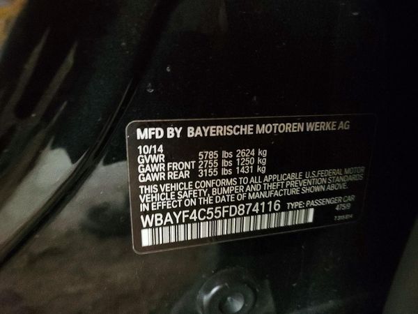 2015 BMW 740