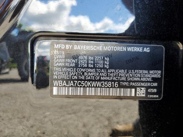 2019 BMW 530 xDrive