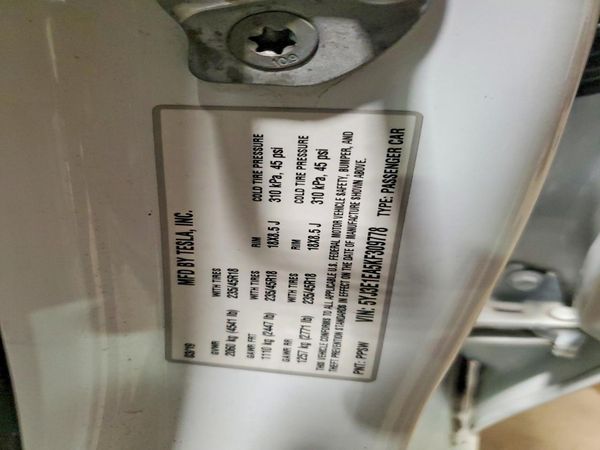 2019 TESLA MODEL 3