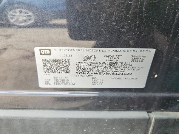 2022 CHEVROLET EQUINOX RS (1RS)