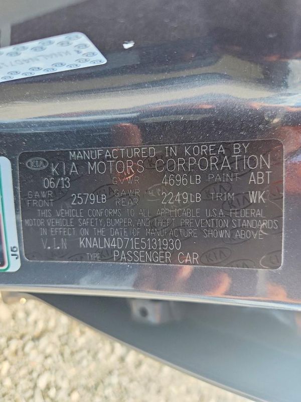 2014 KIA CADENZA EX