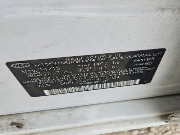 2015 HYUNDAI SONATA