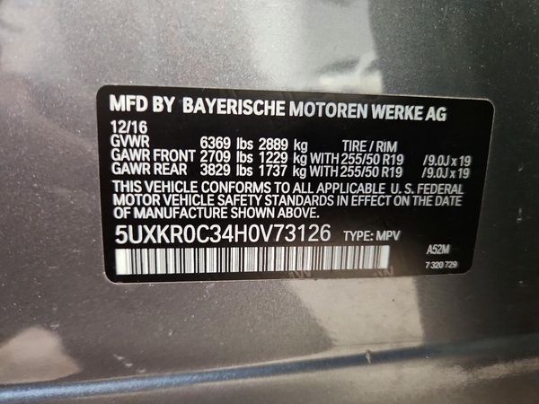 2017 BMW X5