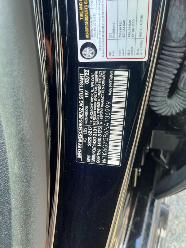 2022 MERCEDES-BENZ S 580 4MAT S580 4MATIC