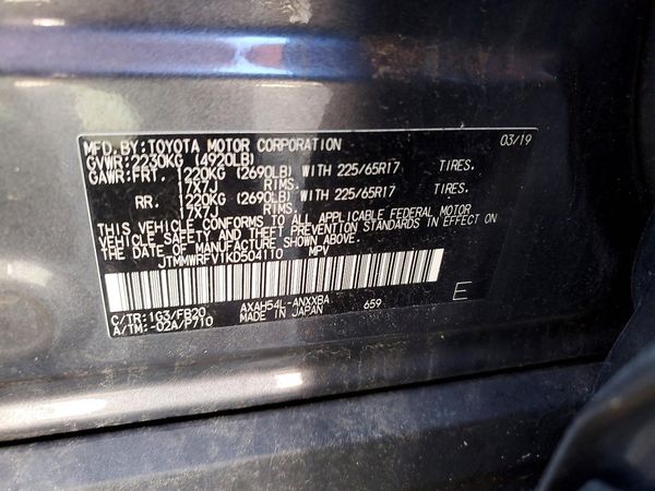 2019 TOYOTA RAV4