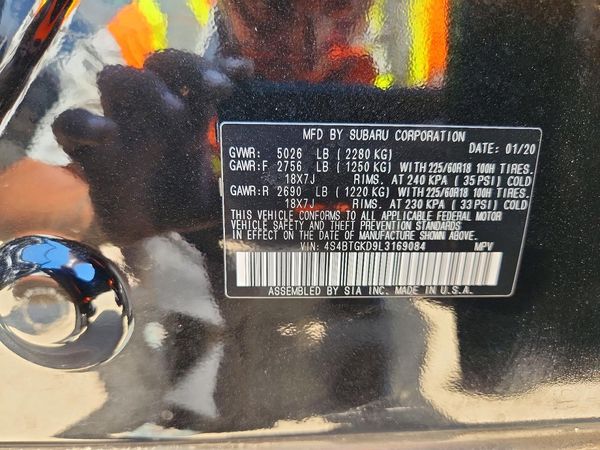 2020 SUBARU OUTBACK