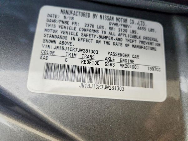 2018 NISSAN ROGUE SPORT