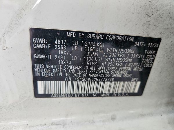 2024 SUBARU CROSSTREK