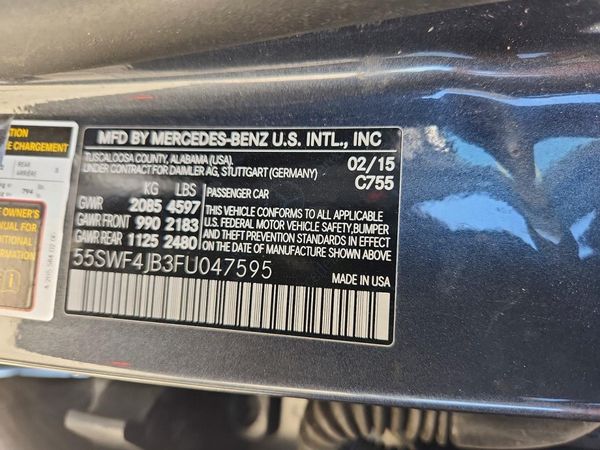 2015 MERCEDES-BENZ C Base