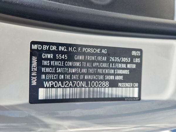 2022 PORSCHE PANAMERA Panamera / Panamera 4
