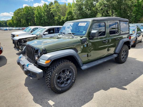 2023 JEEP WRANGLER 4XE — Front 3/4