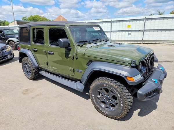 2023 JEEP WRANGLER 4XE — Passenger 3/4