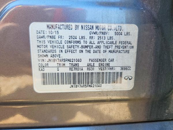 2015 INFINITI Q50
