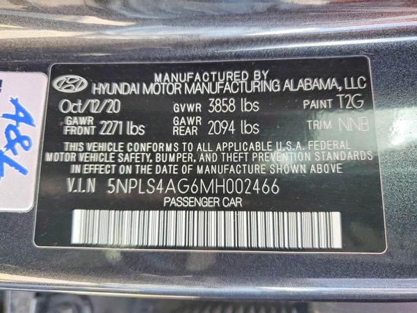2021 HYUNDAI ELANTRA SEL w/ Convenience Pkg