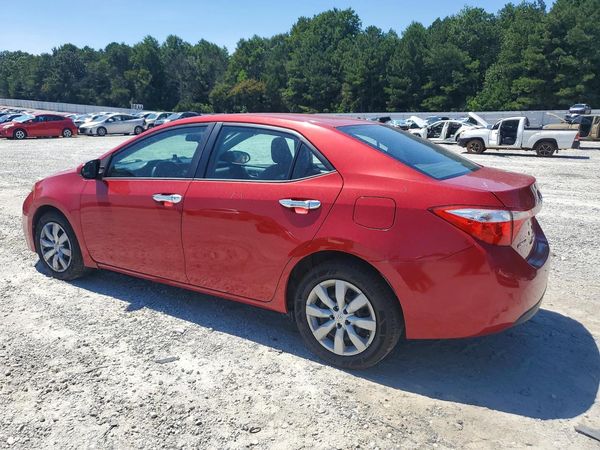 2016 TOYOTA COROLLA L/LE