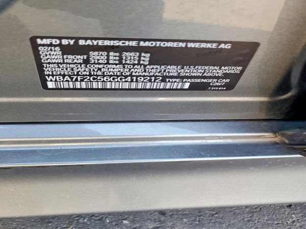 2016 BMW 750 xDrive
