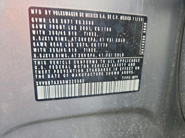 2024 VOLKSWAGEN TIGUAN