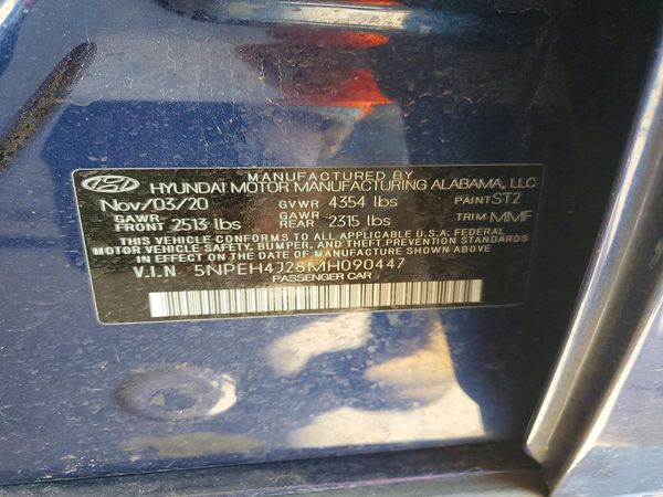 2021 HYUNDAI SONATA