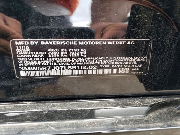 2020 BMW 330XI xDrive NA