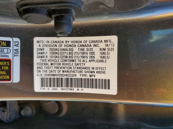 2013 HONDA CRV LX