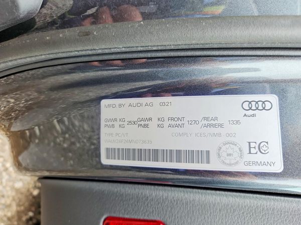 2021 AUDI A7 S Line quattro Prestige