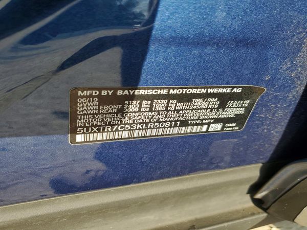 2019 BMW X3 sDrive30i