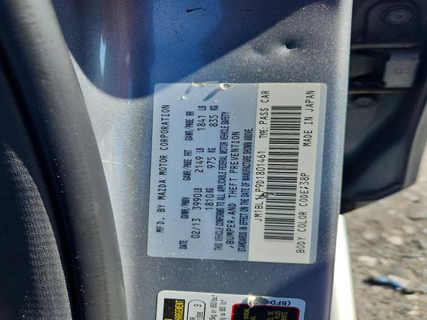2013 MAZDA 3 Touring/GS