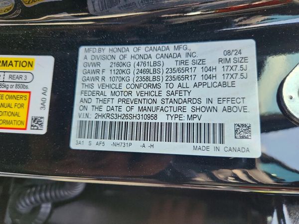 2025 HONDA CR-V LX