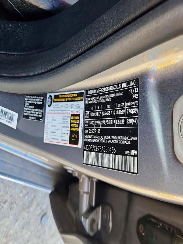 2014 MERCEDES-BENZ GL GL450 4MATIC
