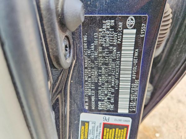 2014 TOYOTA CAMRY