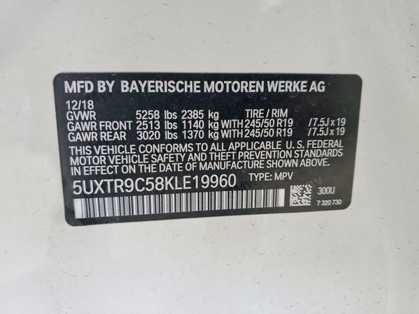 2019 BMW X3 xDrive30i