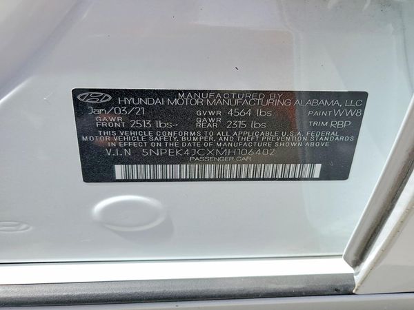 2021 HYUNDAI SONATA N Line