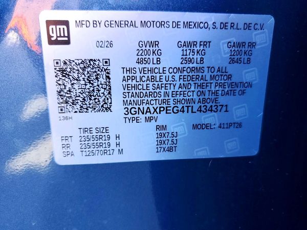 2026 CHEVROLET EQUINOX 2LT