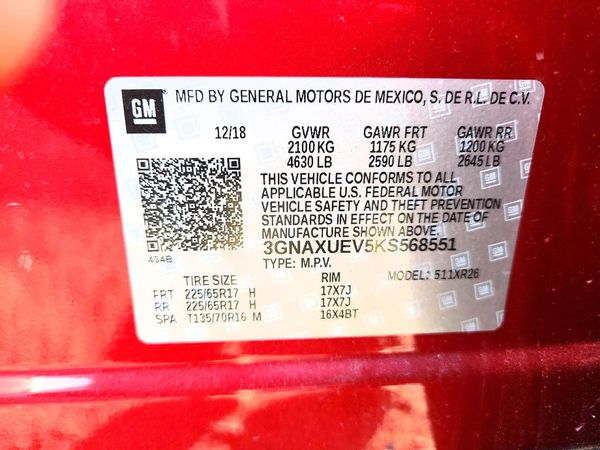 2019 CHEVROLET EQUINOX